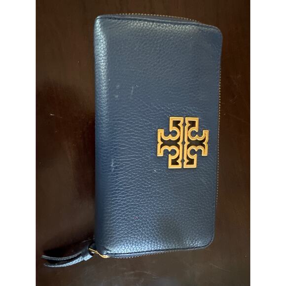 Tory‎ Burch Navy Wallet - Picture 2 of 4